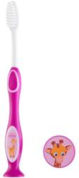 Chicco Детска четка за зъби Chicco - Розова, 3 г (J0111)