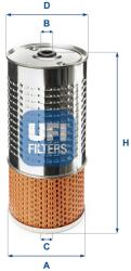 UFI Filtru ulei UFI 25.499. 00 (25.499.00) - automobilus