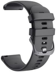  Mobilly Univerzális csere szilikon pánt 22 mm, sötétszürke (XXX)