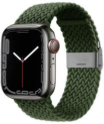 Crong Curea pentru smartwatch, Crong, Compatibil cu Apple Watch 4/5/6/7/SE/8/Ultra 44/45/49mm, Verde (CRG-44WAV-GRN)