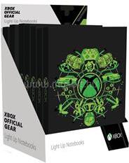 Paladone XBOX Light Up A5 200 oldalas füzet (PALADONE_GIFPAL611) (PALADONE_GIFPAL611)