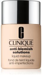 Clinique Anti-Blemish Solutions Liquid Makeup fedő hatású alapozó az aknéra hajlamos zsíros bőrre árnyalat CN 08 Linen 30 ml