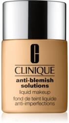 Clinique Anti-Blemish Solutions Liquid Makeup fedő hatású alapozó az aknéra hajlamos zsíros bőrre árnyalat WN 56 Cashew 30 ml