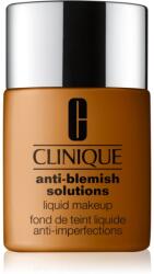 Clinique Anti-Blemish Solutions Liquid Makeup fedő hatású alapozó az aknéra hajlamos zsíros bőrre árnyalat WN 112 Ginger 30 ml