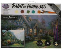 Craft Buddy Set pictură pe numere Craft Buddy - Căsuță la lumina lumânărilor (CBPBN-TK3040-52)