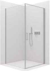Cerano Porte, 1 szárnyas zuhanykabin 100x80 cm, 8mm átlátszó üveg, króm profil, CER-CER-413516 (CER-CER-413516)