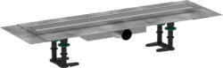 Hansgrohe RainDrain Compact 600 zuhanylefolyó komplett készlet lapos beépítéshez, szálcsiszolt rozsdamentes acél, HAN-56162800 (HAN-56162800)