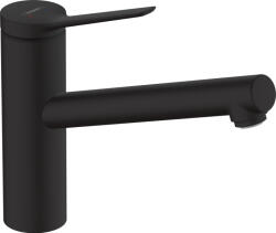Hansgrohe Zesis M33, karos konyhai csaptelep 150, 1jet, fekete matt, HAN-74802670 (HAN-74802670)