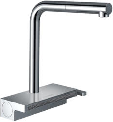 Hansgrohe Aquno Select M81, karos konyhai csaptelep 250, kihúzható kifolyó, 2jet, króm, HAN-73836000 (HAN-73836000)