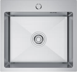 Erga HD, 1 kamrás acél mosogató 480x450x210 mm, acél, ERG-MLS-HD4845 (ERG-MLS-HD4845)
