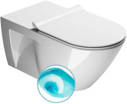 SAPHO Gsi Community fali kerámia WC Swirlflush öblítéssel 36x70 cm, fehér, ExtraGlaze 761511 (761511)