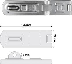 ABUS 100/80 DG lakatpánt (10033707-01)