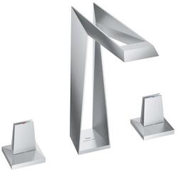 GROHE Allure Brilliant 3 üléses pultra építhető mosdócsaptelep, rozsdamentes acél 20634SD0 (20634SD0)