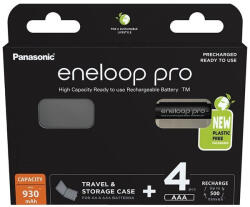 Panasonic Panasonic Eneloop BK-4HCDEC4BE AAA 930mAh mikro ceruza akku 4db/csomag (BK4HCDEC4BE) - haztartasibolt