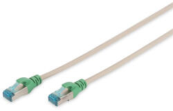 ASSMANN Cat. 5e F/UTP PVC 1m árnyékolt szürke patch kábel (DK-1521-010-CO) - haztartasibolt