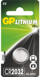 GP Batteries GP CR2032 lítium gombelem 1db/bliszter (B15322) - haztartasibolt