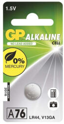 GP Batteries GP LR44 (A76) alkáli gombelem 1db/bliszter (B13762) - haztartasibolt