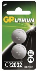 GP Batteries GP CR2032 lítium gombelem 2db/bliszter (B15323) - haztartasibolt