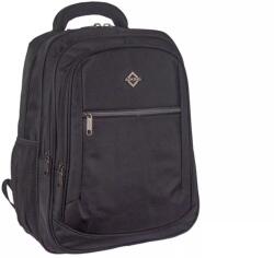 AOKING 4+2 zsebes fekete erős laptoptartós vászon hátizsák Aoking (sn 3536 w fekete)