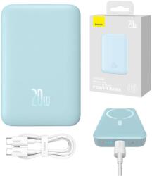 Baseus Magnetic Mini Powerbank 10000mAh, USB-C 20W MagSafe (kék) (PPCX110103)