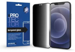 XPRO 128857 iPhone 15 Pro Tempered Glass 0.33 Full 3D FG PRIVACY üveg kijelzővédő fólia (128857) - haztartasibolt