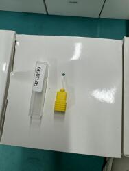 Global Fashion Duză din ceramică pentru cuticulă, brâu galben, 600036