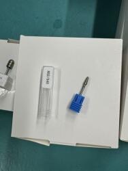 Global Fashion Bit pentru cuticulă, con rotunjit, brâu albastru 852/040