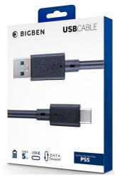Bigben Interactive 2807139 5m PS5 USB kábel (2807139) - haztartasibolt