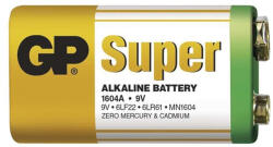 GP Batteries GP Super alkáli 9V (6LF22, 6LR61) 1db/zsugor (B1350) - haztartasibolt