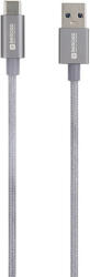 SKROSS USB-C-120-STEEL 1, 2m USB/Type-C adat- és töltőkábel (USB-C-120-STEEL) - haztartasibolt