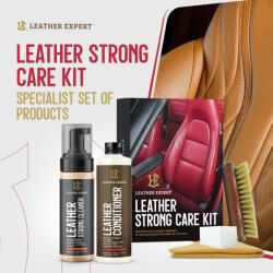 Leather Expert Strong Care Kit - készlet bőr tisztításához és ápolásához 200 ml+250 ml LE-18-2STR