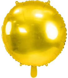 PartyDeco S. r. o Gömb alakú arany fólia lufi, 19"/45cm