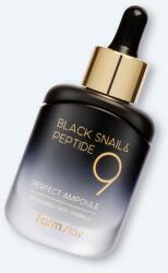 Farm Stay Ser cu melc negru și peptide Black Snail & Peptide 9 Perfect Ampoule - 35 ml