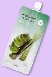 Missha Mască de noapte cu aloe Pure Source Pocket Pack Aloe - 10 ml Masca de fata
