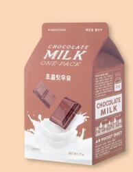 A'pieu Mască de foaie hidratantă cu ciocolată Chocolate Milk One-Pack - 21 g / 1 buc Masca de fata