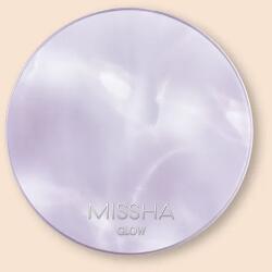 Missha Fond de ten tip cushion cu efect luminos Glow Layering Fit Cushion - 14 g No. 21 Vanilla