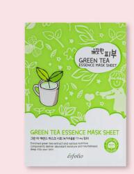 Esfolio Mască cu esență de ceai verde Pure Skin Green Tea Essence Mask Sheet - 25 ml / 1 buc Masca de fata