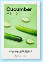 Missha Mască lejeră cu castravete Airy Fit Sheet Mask Cucumber - 19 g / 1 buc Masca de fata