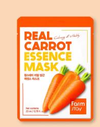 Farmstay Mască cu esență de morcov Real Carrot Essence Mask - 23 ml / 1 buc Masca de fata