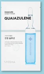 Missha Mască calmantă cu guaiazulenă Mascure Calming Solution Sheet Mask Guaiazulene - 27 ml / 1 buc Masca de fata