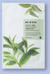 Mizon Mască cu esență de ceai verde Joyful Time Essence Mask Green Tea - 23 g / 1 buc Masca de fata