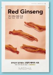 Missha Mască lejeră cu ginseng roșu Airy Fit Sheet Mask Red Ginseng - 19 g / 1 buc Masca de fata