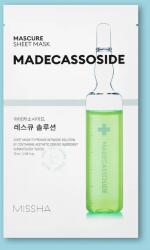 Missha Mască cu madecasosid Mascure Rescue Solution Sheet Mask Madecassoside - 27 ml / 1 buc Masca de fata