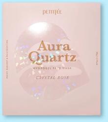 Petitfee & Koelf Mască de față cu hidrogel Aura Quartz Hydrogel Face Mask Crystal Rose - 30 g * 5 buc