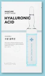 Missha Mască hidratantă cu acid hialuronic Mascure Hydra Solution Sheet Mask Hyaluron Acid - 28 ml / 1 buc Masca de fata
