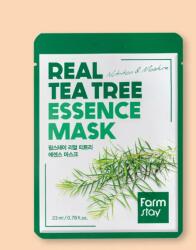 Farmstay Mască de față din țesătură Real Tea Tree Essence Mask - 23 ml / 1 buc