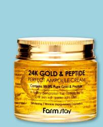 Farm Stay Cremă de față 24K Gold & Peptide Perfect Ampoule Cream - 80 ml