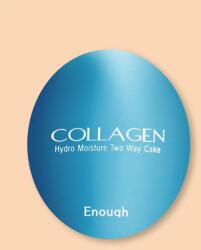 Enough Pudră de față cu colagen plus rezervă inclusă Collagen Twoway Cake Including Refill - 13 g + 13 g No. 21