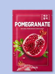 The Saem Mască naturală cu rodie Natural Pomegranate Mask Sheet - 21 ml / 1 buc Masca de fata
