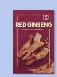The Saem Mască naturală cu ginseng roșu Natural Red Ginseng Mask Sheet - 21 ml / 1 buc Masca de fata